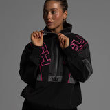 Anorak Jacket - Black & Pink
