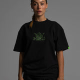 Tribal Logo Tee - Neon Green