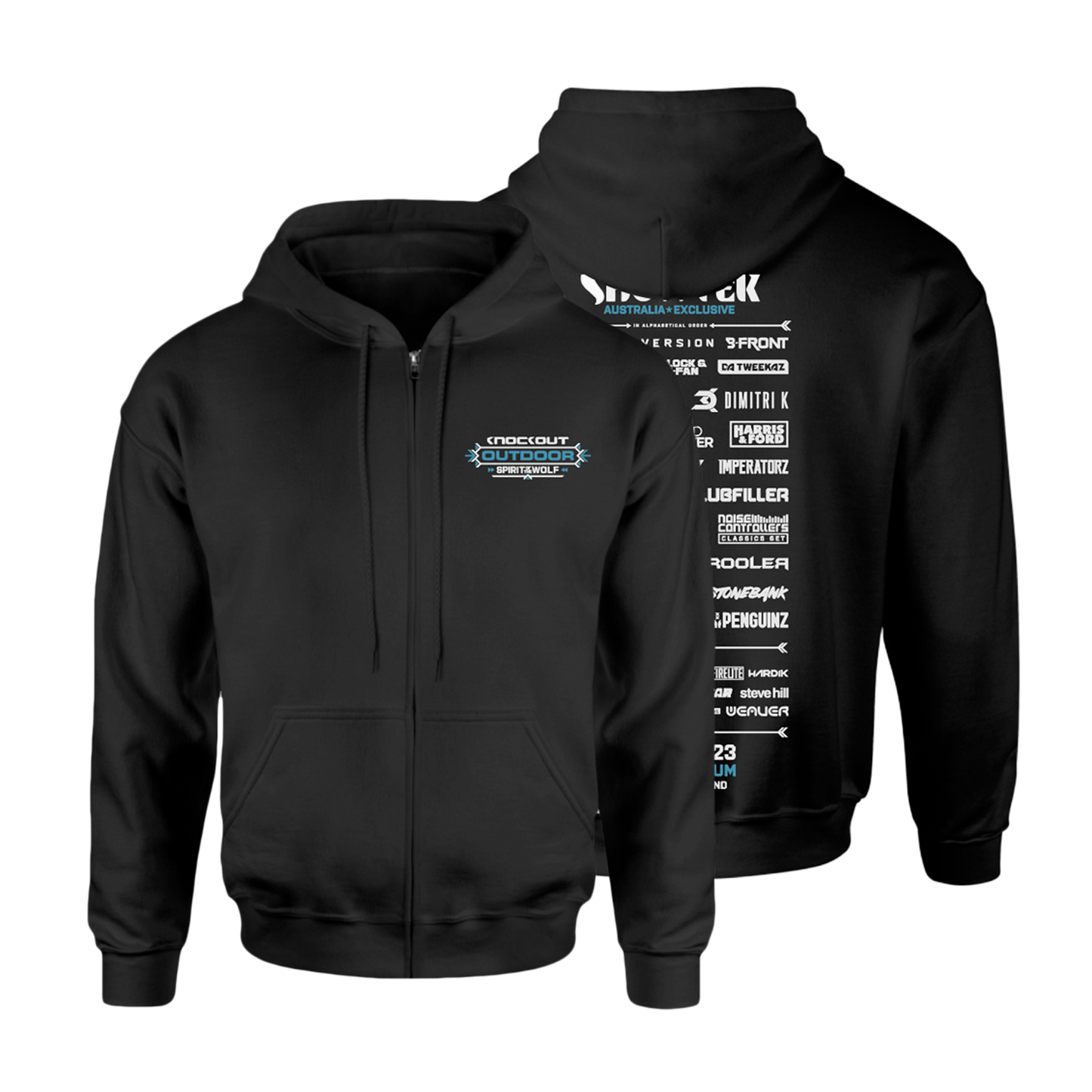 Knockout 2023 Zipper Hoodie