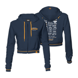 Knockout Outdoor 2025 Crop Hoodie - Orange
