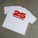 Mesh Jersey - White & Red