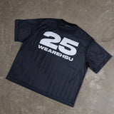 Mesh Jersey - Black & White
