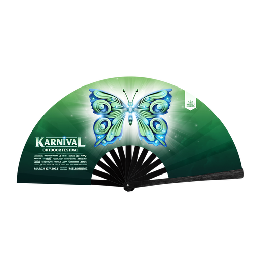 KARNiVAL 2023 Large Handfan x Green
