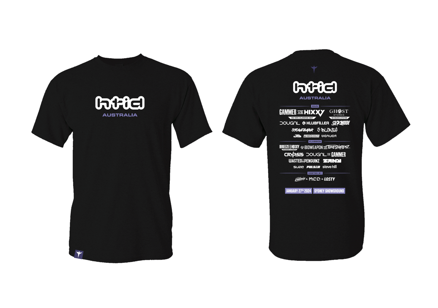 HTID 2024 T-Shirt V1 x Black