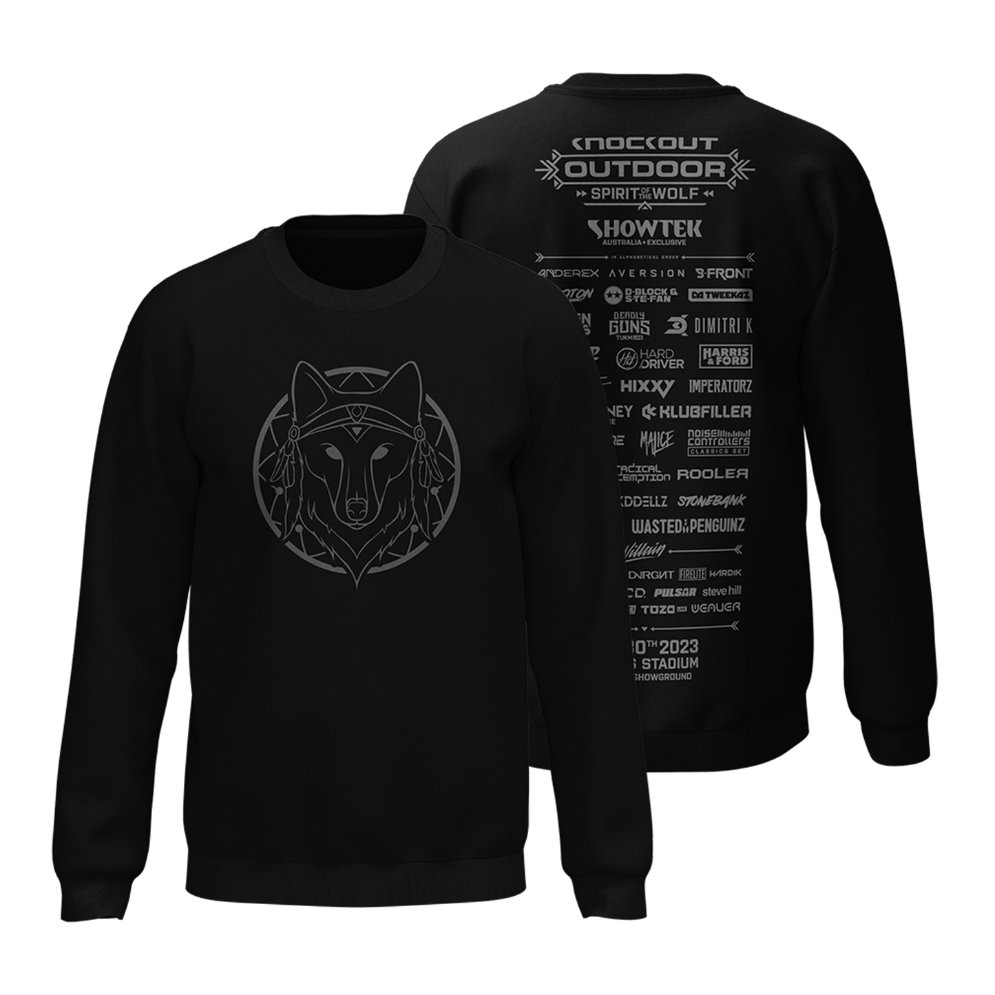 KNOCKOUT OUTDOOR 2023 CREW NECK - LINE UP
