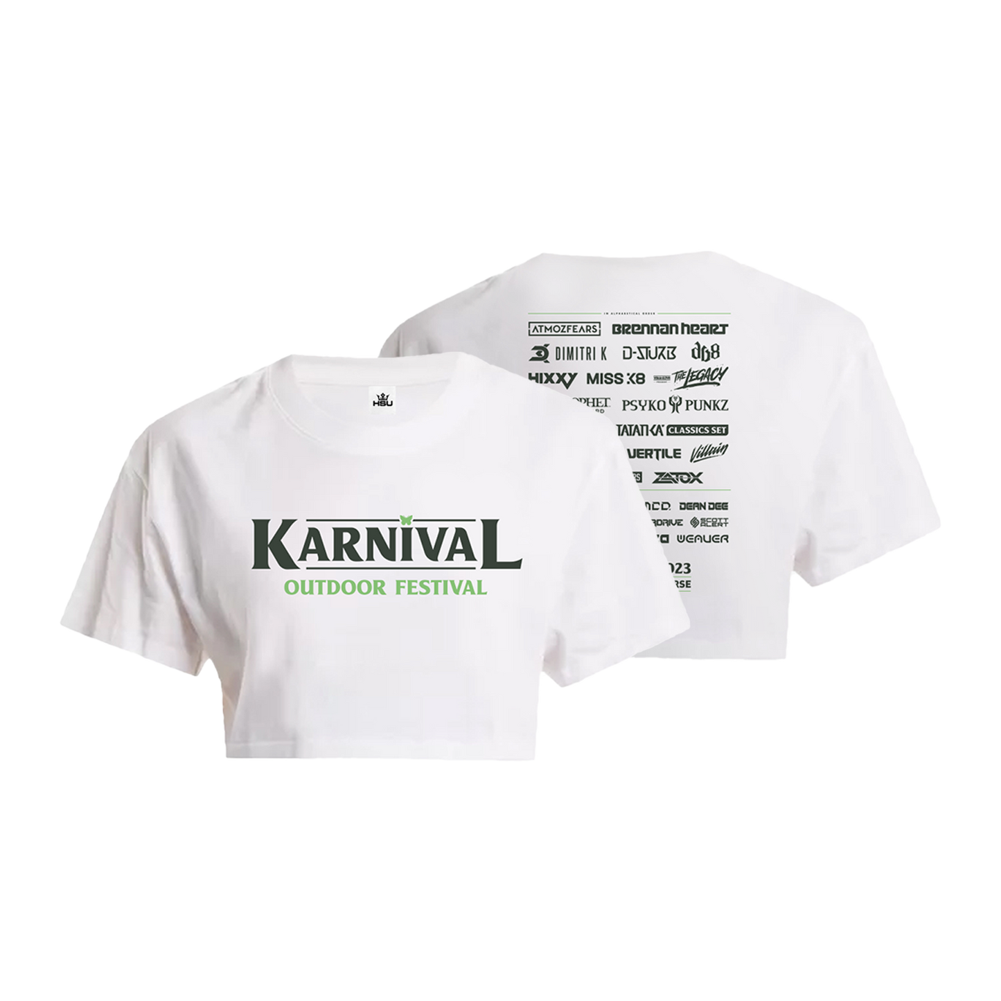 KARNiVAL 2023 Crop Top x White