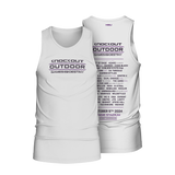 Knockout Outdoor 2024 Muscle Singlet - White
