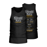 Midnight Mafia 2025 Muscle Singlet - Line Up