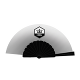 HSU Logo Large Hand Fan - White