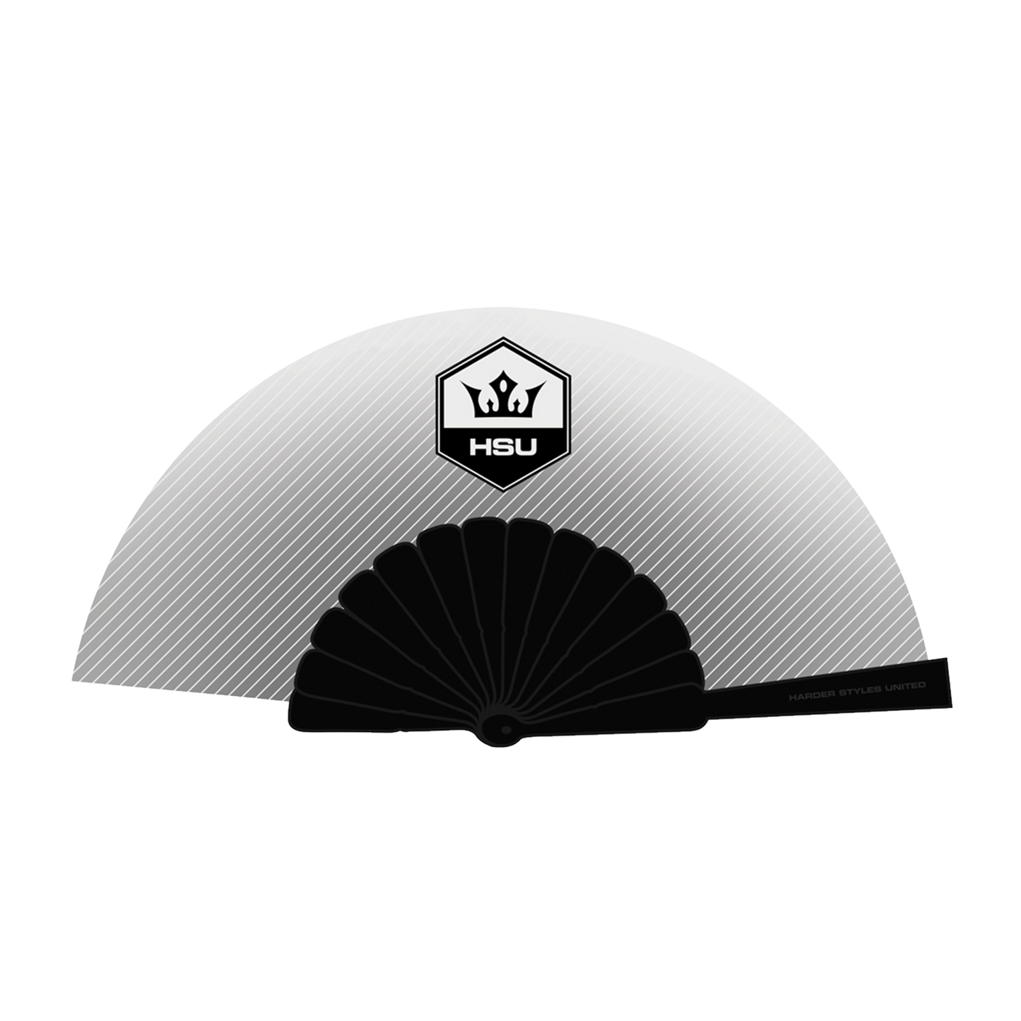 HSU Logo Large Handfan x White