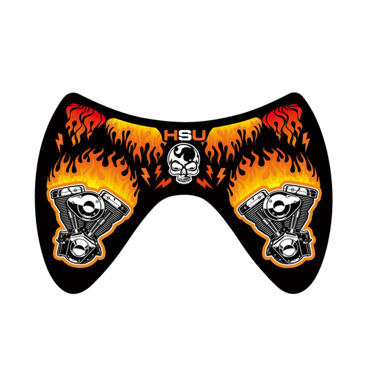 HSU Equaliser Mask x Flame Orange & Black