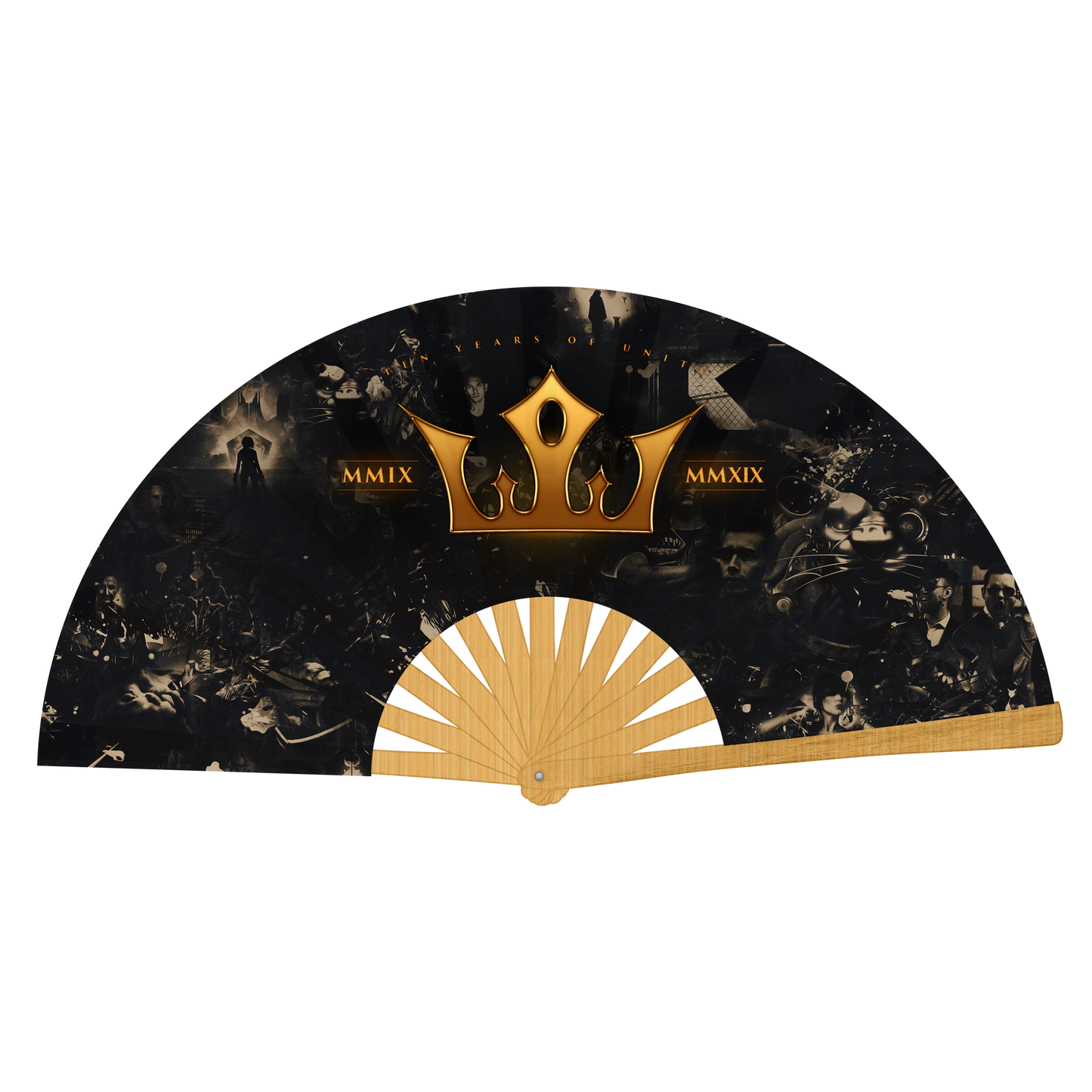 HSU Anniversary Small Handfan x Gold