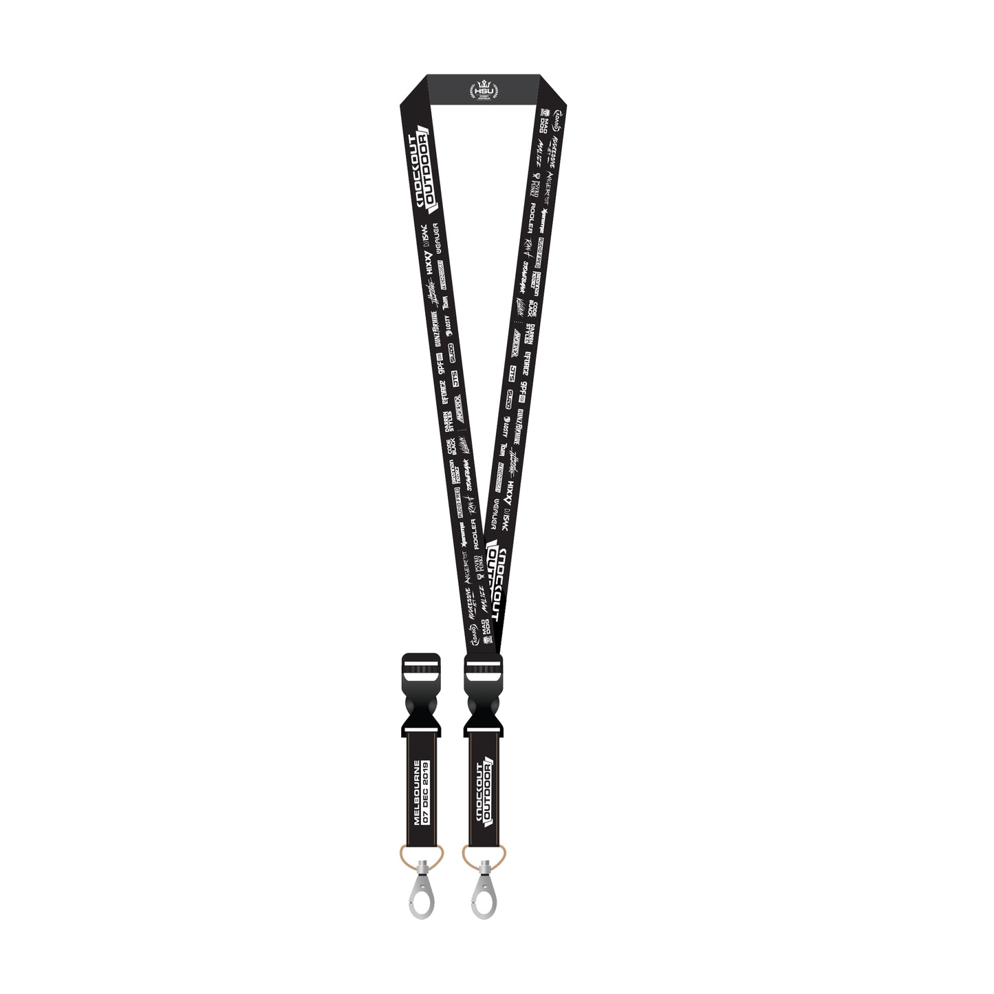 Knockout 2019 Lanyard x Black