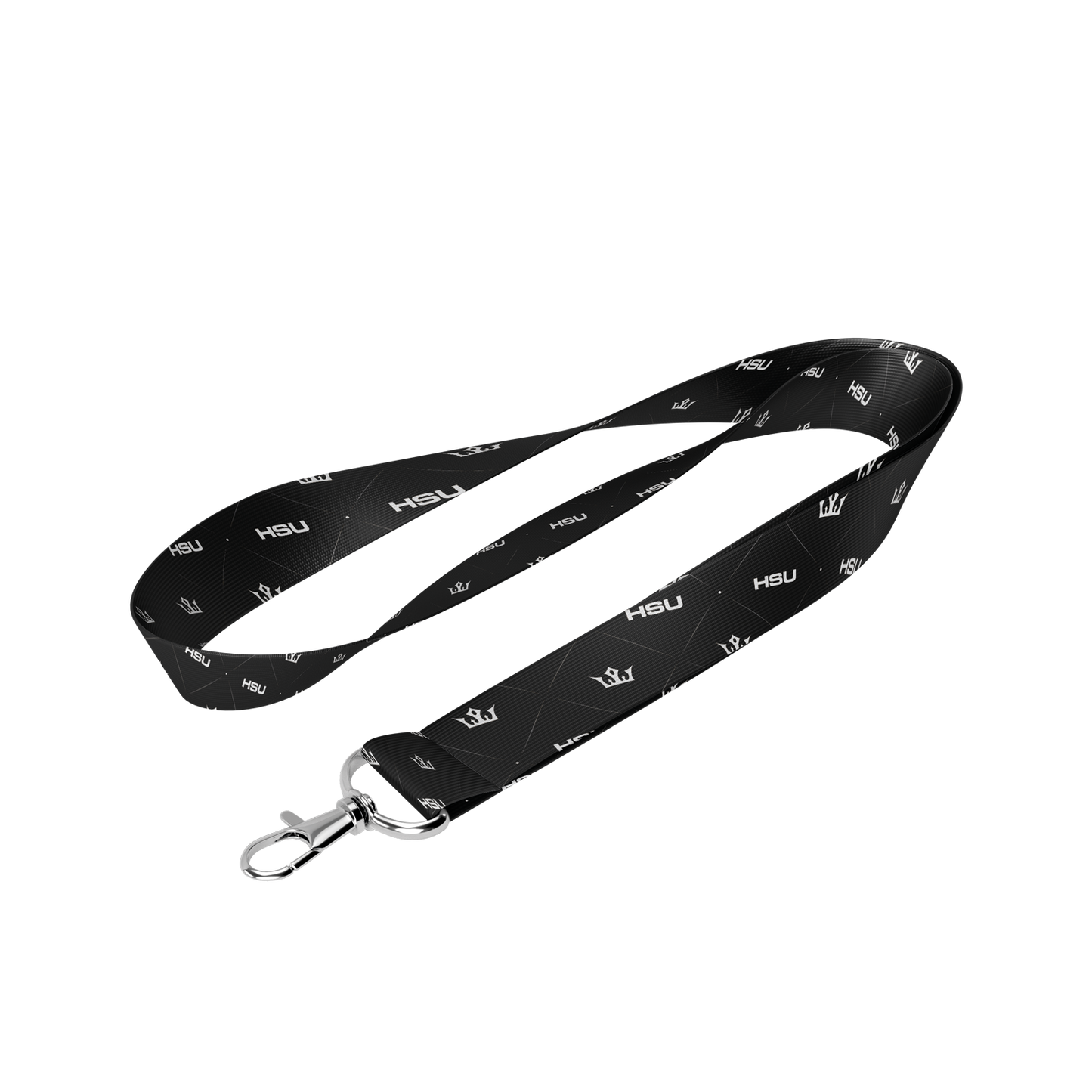 HSU Crown Lanyard x Black
