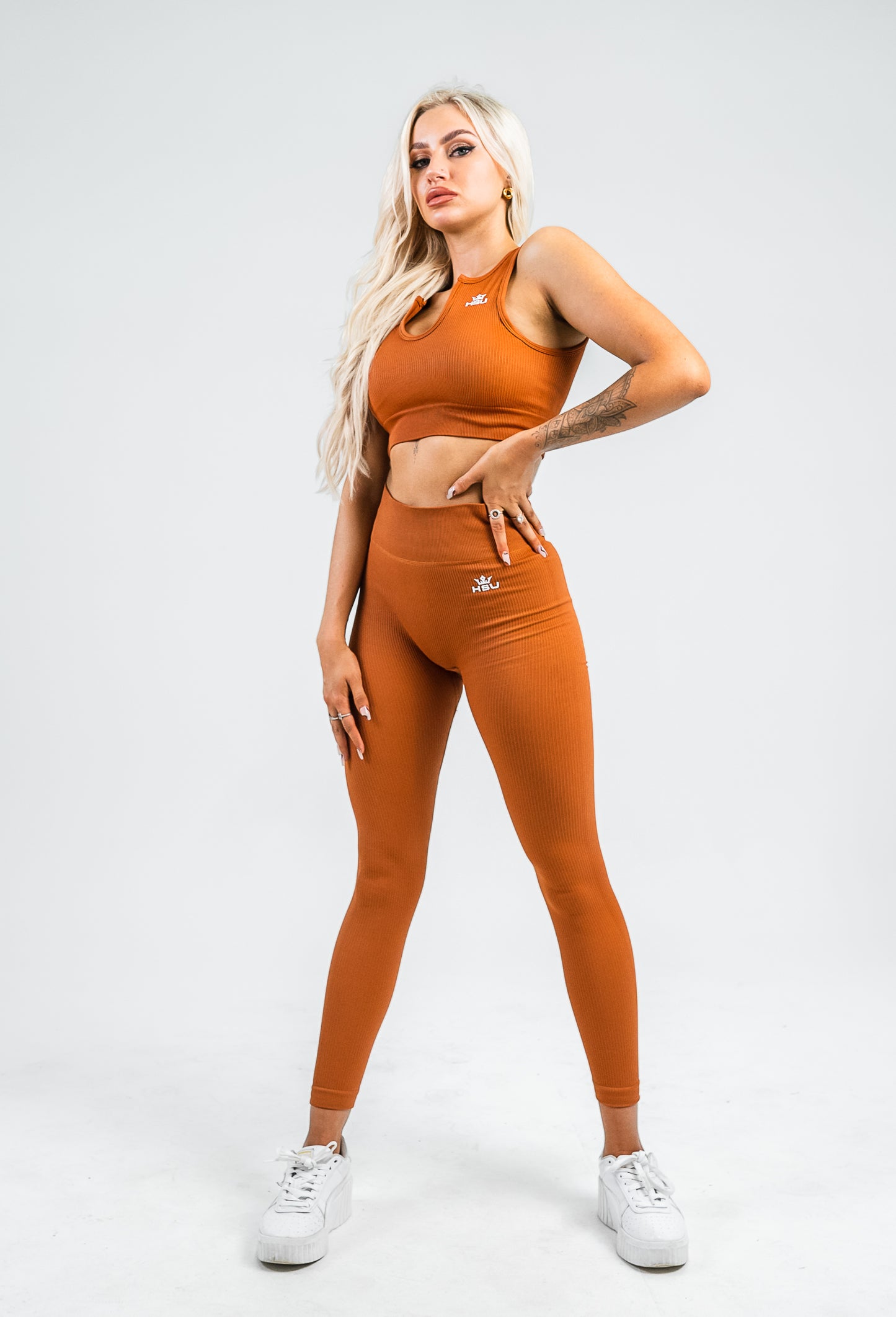 RIBBED TIGHTS x DESERT