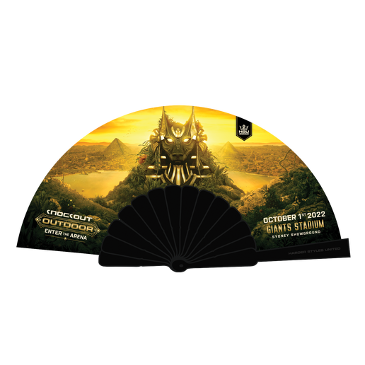Knockout 2022 Large Handfan x Yellow