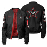 HSU Bomber Jacket - Black & Red