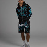 Fleece Shorts - Blue