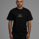 TRIBAL LOGO TEE - NEON GREEN