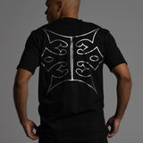 TRIBAL LOGO TEE - METALLIC