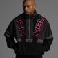 ANORAK JACKET - BLACK & PINK