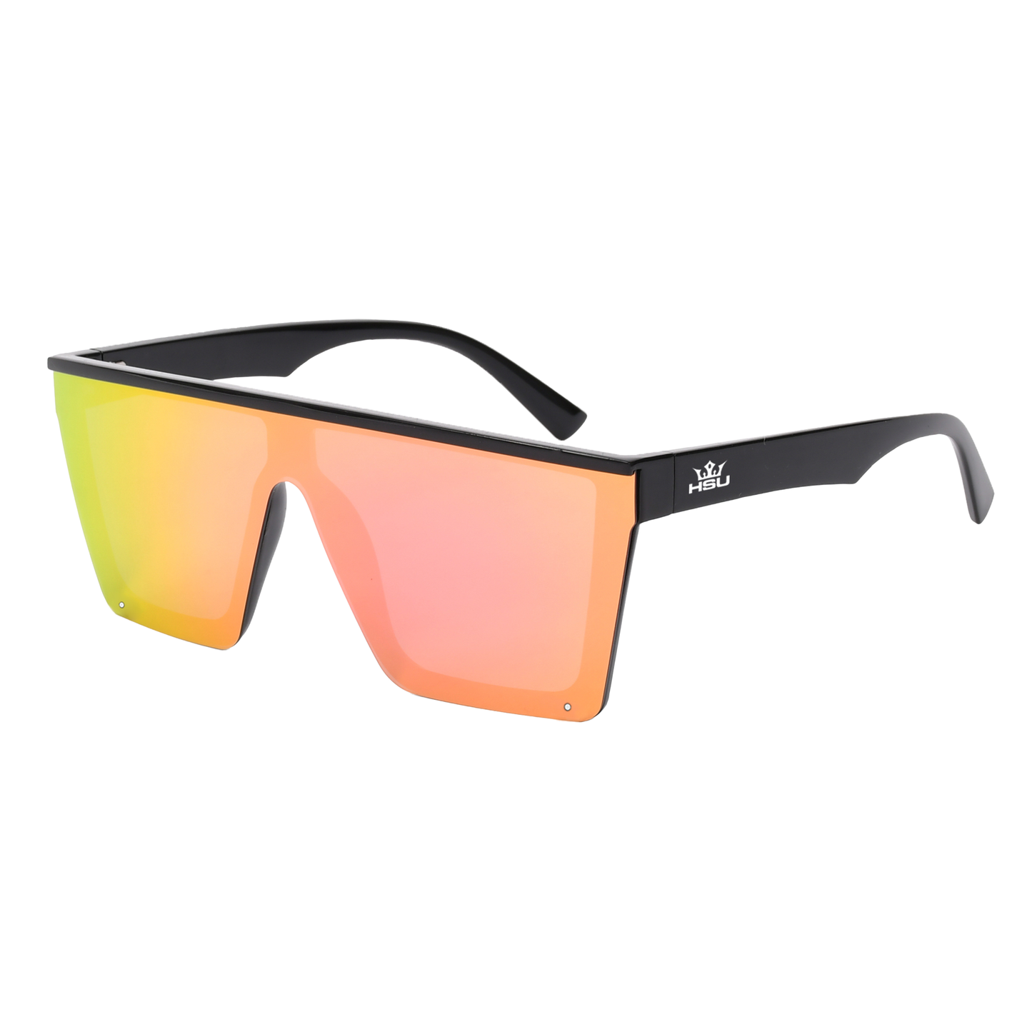 HSU Shield Sunglasses x Sunset Mirror Reflective Lens