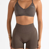 24/7 Core Sports Bra - Earth Brown