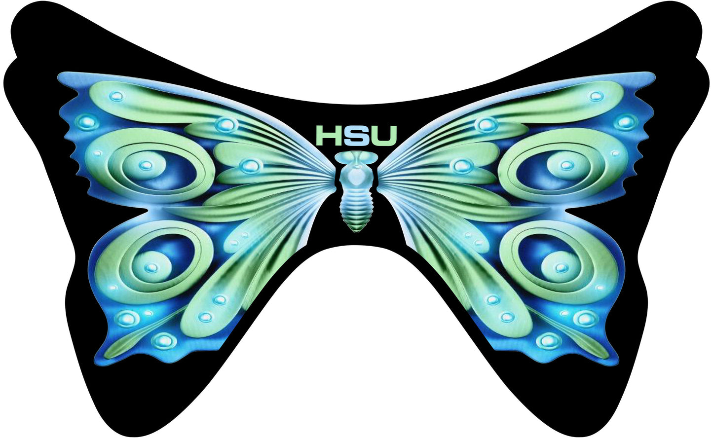 HSU Equaliser Mask Butterfly x Green Blue