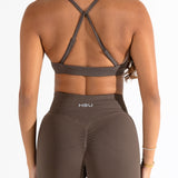 24/7 Core Sports Bra - Earth Brown