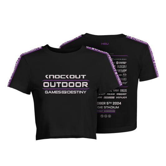 Knockout Outdoor 2024 Cropped Tee