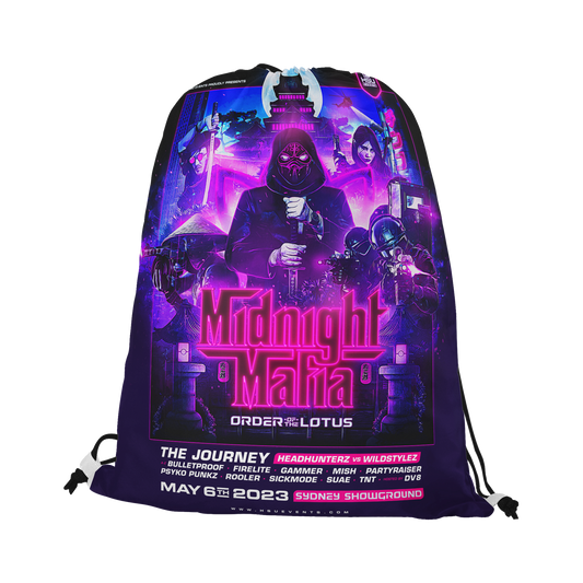 Midnight Mafia 2023 Drawstring Bag