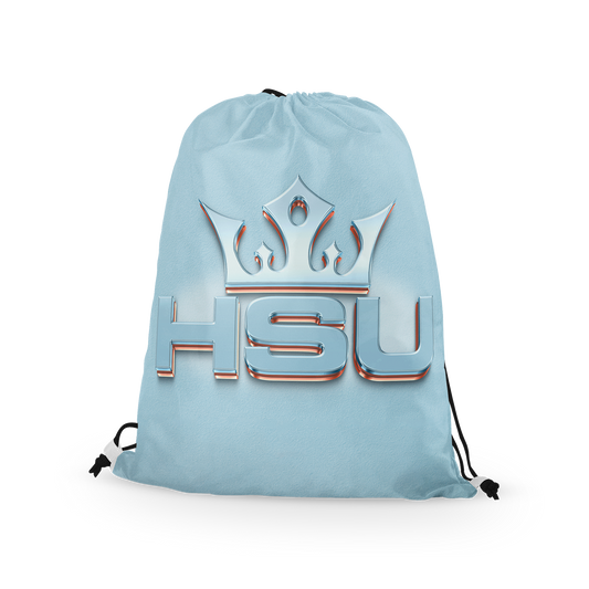 HSU Drawstring Bag Crown Logo x Blue