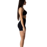 365 EveryT Sports Bra - Midight Black