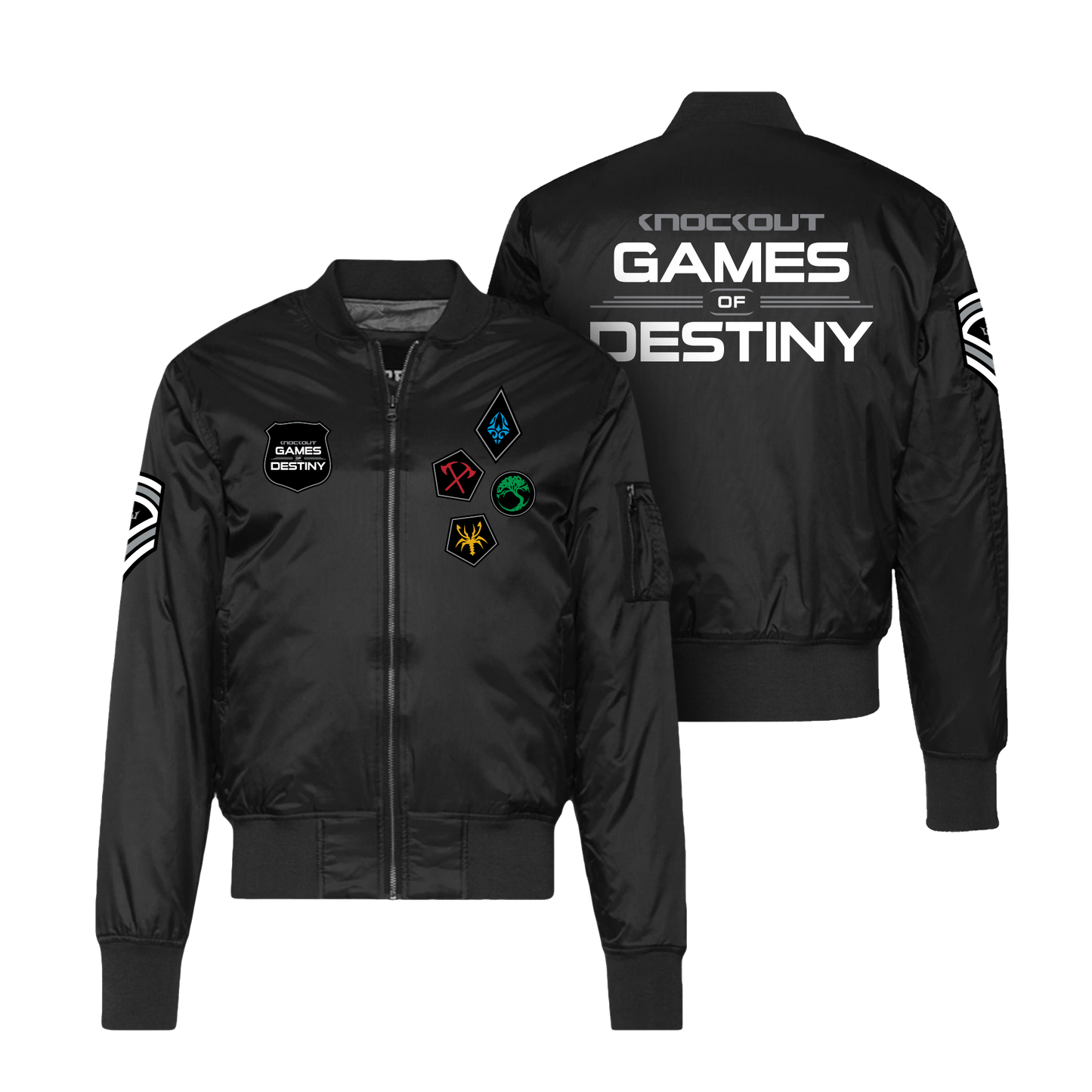 Knockout 2018 Bomber Jacket x Black