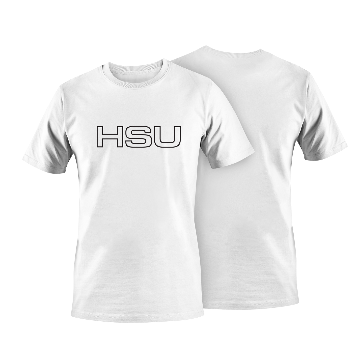 HSU Text T-Shirt x White