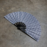 HSU Large Hand Fan - Script Logo Pattern