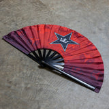 HSU Logo Large Hand Fan - Red