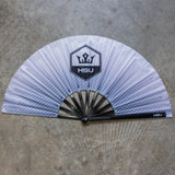HSU Logo Large Hand Fan - White
