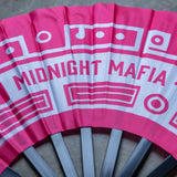 Midnight Mafia 2025 Hand Fan - Pink
