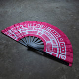 Midnight Mafia 2025 Hand Fan - Pink