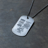 Midnight Mafia 2025 Dog Tag