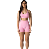 365 Everywear Halter Bra - Baby Pink