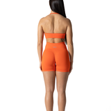 365 Everywear Halter Bra - Sunset Orange
