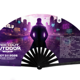 Knockout Outdoor 2026 Hand Fan v1 Line Up - Purple