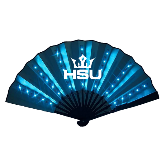 HSU Large LED Handfan x Blue