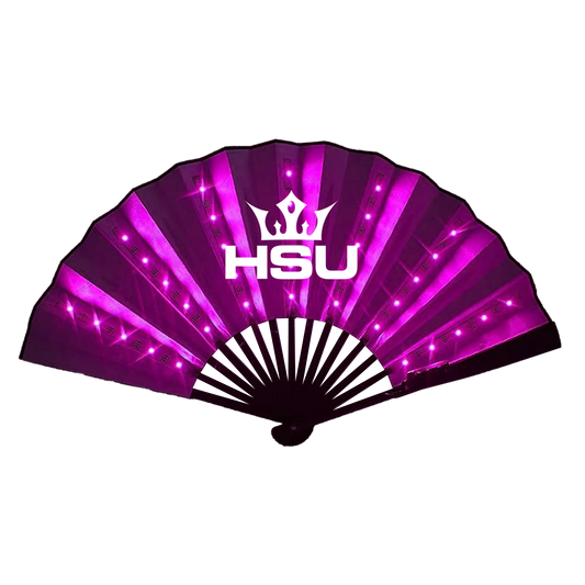 HSU Large LED Handfan x Pink