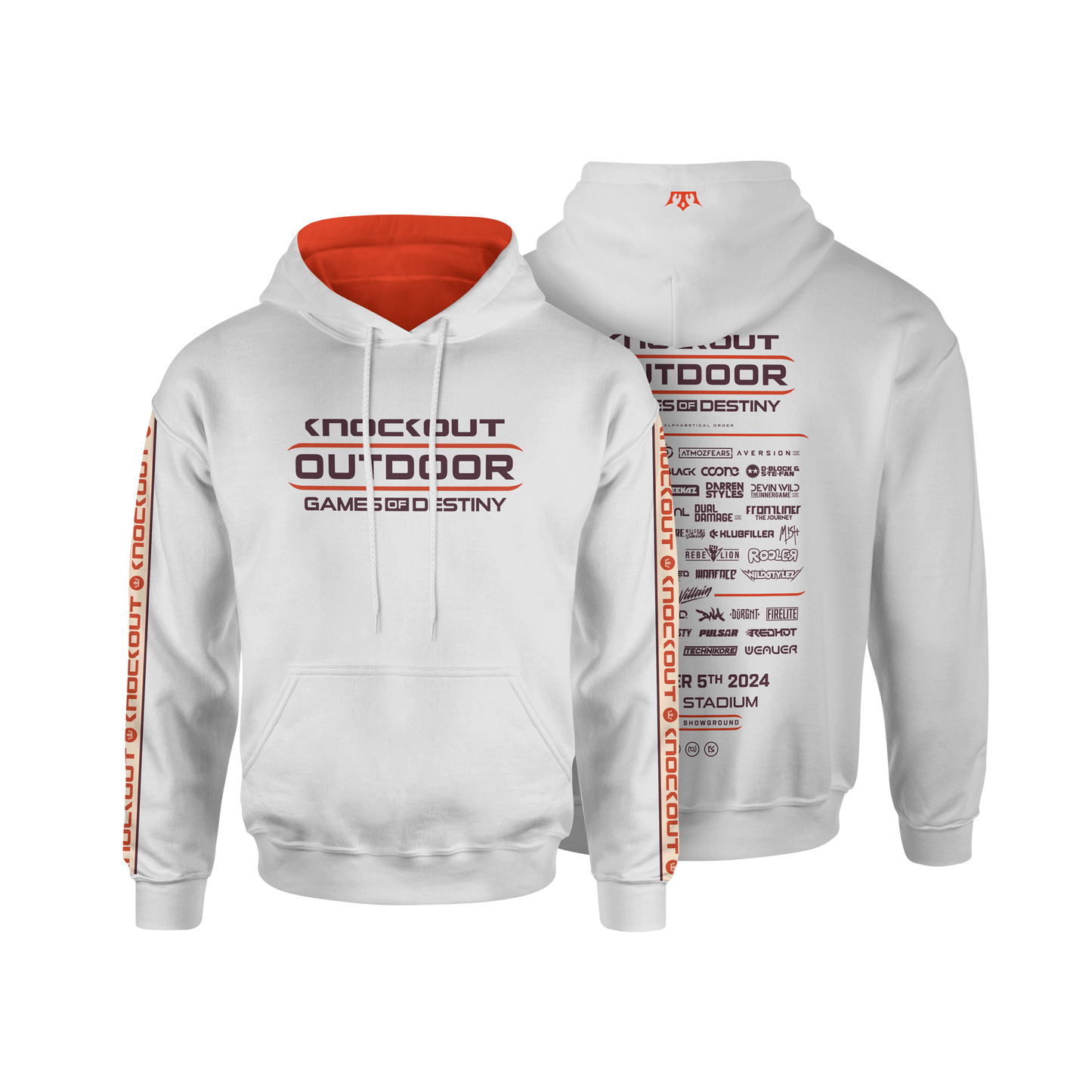 Knockout Outdoor 2024 Hoodie White