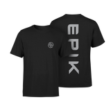 EPIK 2023 T-SHIRT - BLACK GREY PRINT