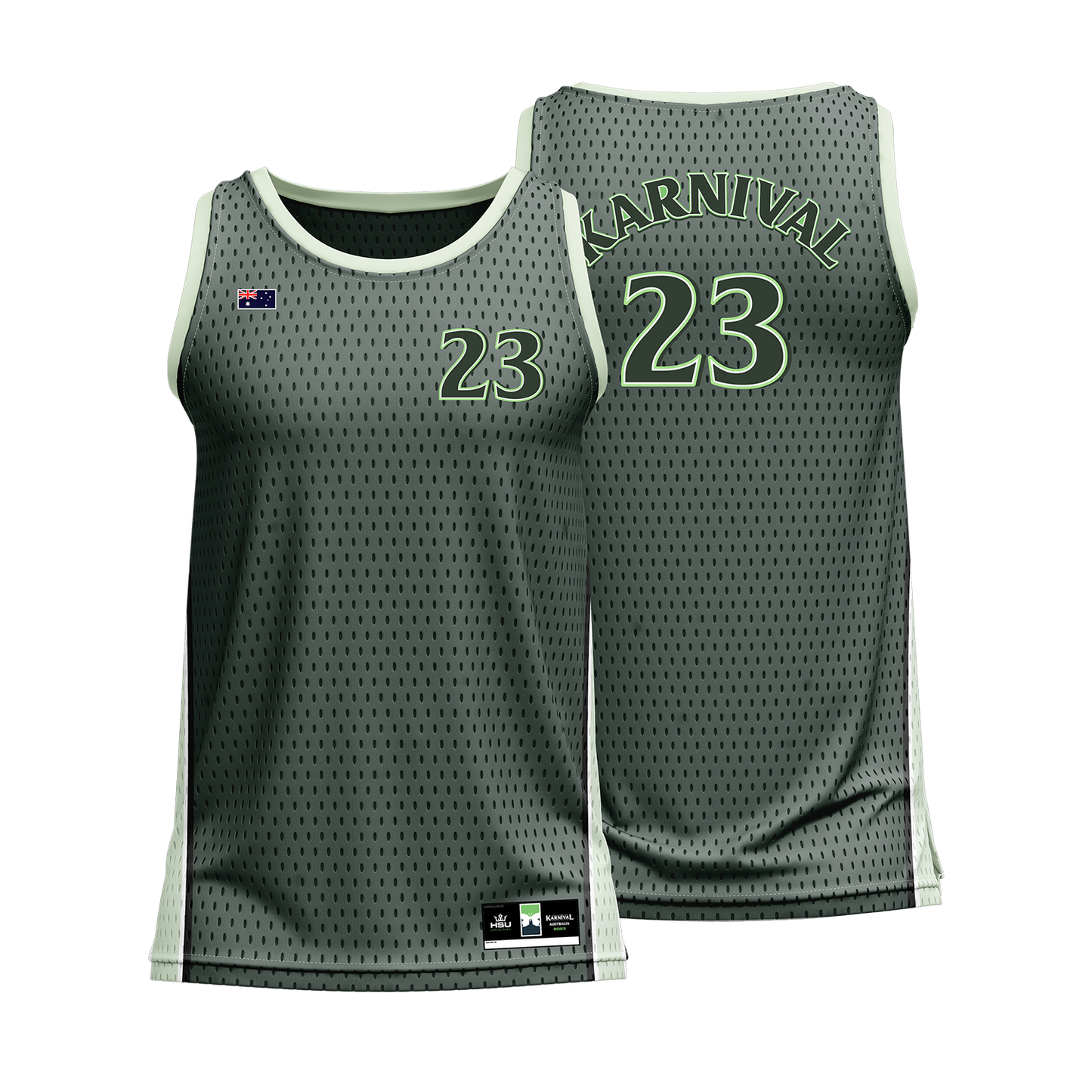 KARNiVAL 2023 Basketball Jersey x Dark Green