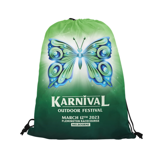 KARNiVAL 2023 Drawstring Bag x Green
